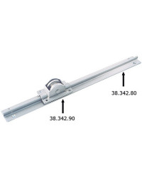 Chariot laiton nickelé 64x37 mm -