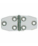 Charnière AISI316 poli  102x46 mm -