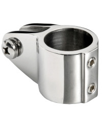 Articulation à fourche double vis inox - 22 mm