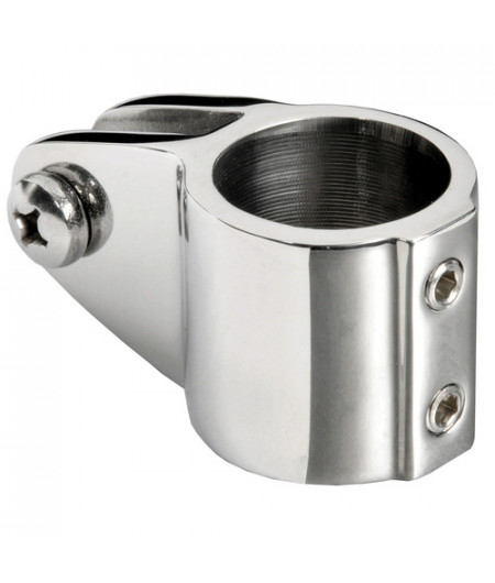 Articulation à fourche double vis inox - 22 mm