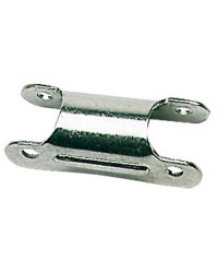 Charnière inox p. échelle tube Ø 22 mm -