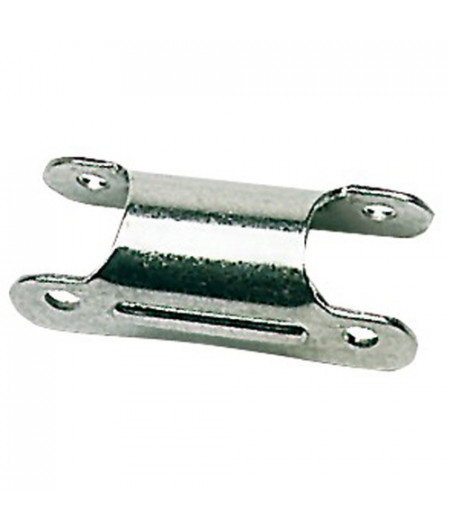 Charnière inox p. échelle tube Ø 22 mm -