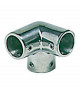 Raccord angle à 3 voies AISI316 90° 22 mm -