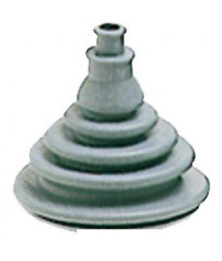 Soufflet passe-câbles caoutchouc - Ø 70 mm perçage - gris