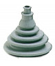 Soufflet passe-câbles caoutchouc - Ø 70 mm perçage - gris