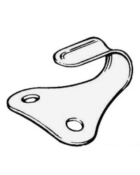 Crochet inox pour tuyaux 40/70 mm -