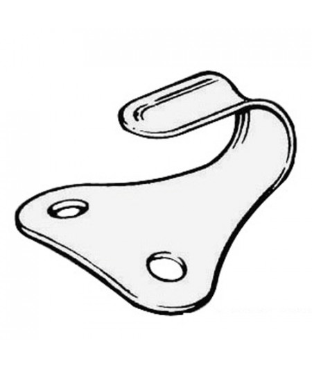 Crochet inox pour tuyaux 40/70 mm -