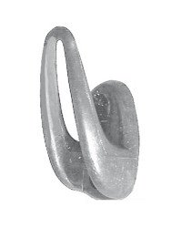 Crochet vêtements nylon 55x24 mm -