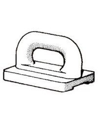 Coulisseau nylon p. grand-voile 22 mm -