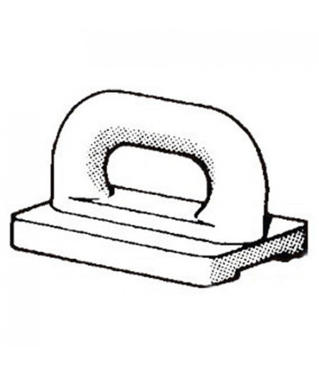 Coulisseau nylon p. grand-voile 22 mm -