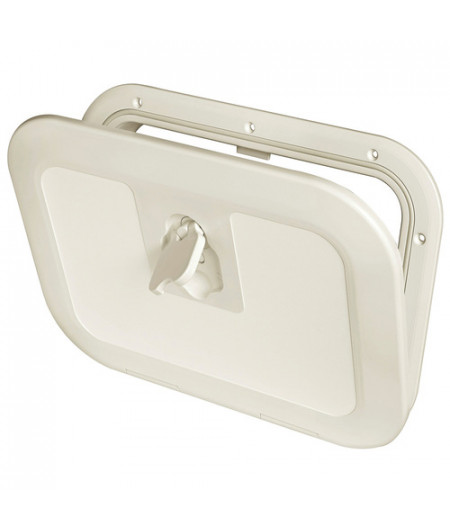 Trappe d'inspection à ras RAL 9001 520 x 465 mm -