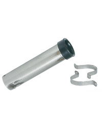 Porte-canne mural en inox 41 mm -