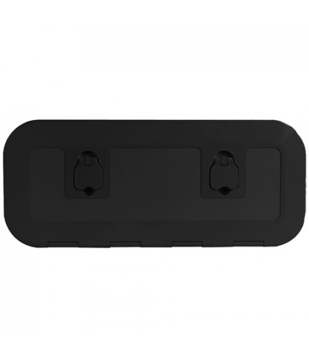 Trappe d'inspection à ras noir 600 x 250 mm -