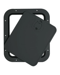 Trappe inspect façade amovible noire 305 x 355 mm -