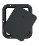 Trappe inspect façade amovible noire 305 x 355 mm -