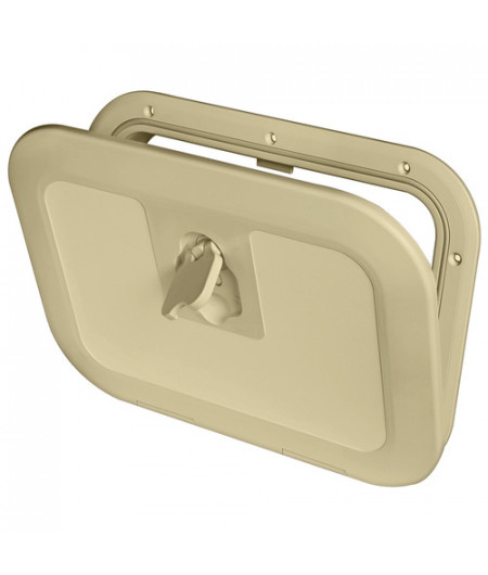 Trappe d'inspection à ras noir 375 x 375 mm -