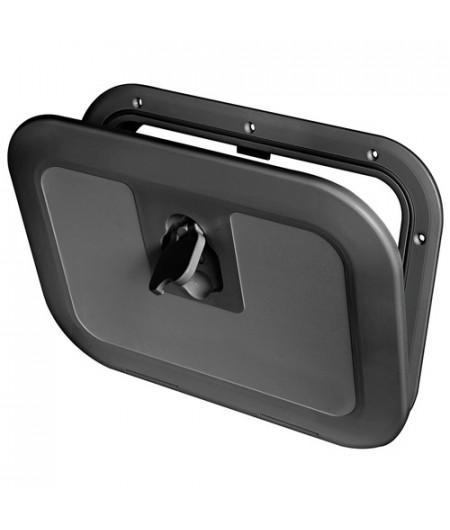 Trappe d'inspection à ras noir 380 x 280 mm -