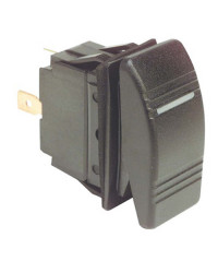 Interrupteur à bascule - ON-OFF-ON - avec LED - 4 contacts