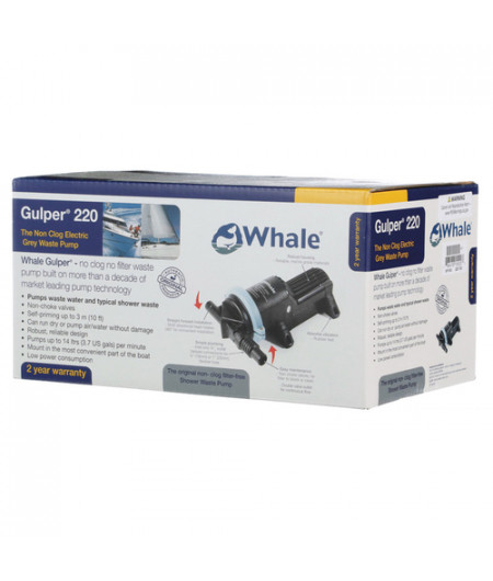 Pompe WHALE Gulper 220 12 V retail -
