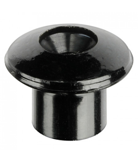 Bouton de capote - champignon - noir - Boite de 100