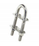 Cavalier U raccord conique inox poli mi 200x15,8mm -