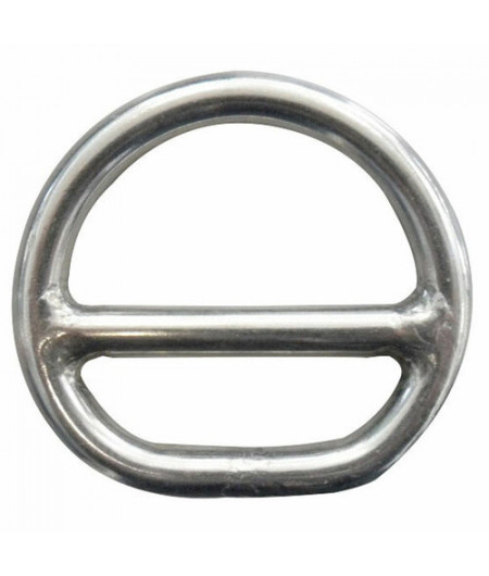 Anneau demi-rond à barette 5x45 mm -