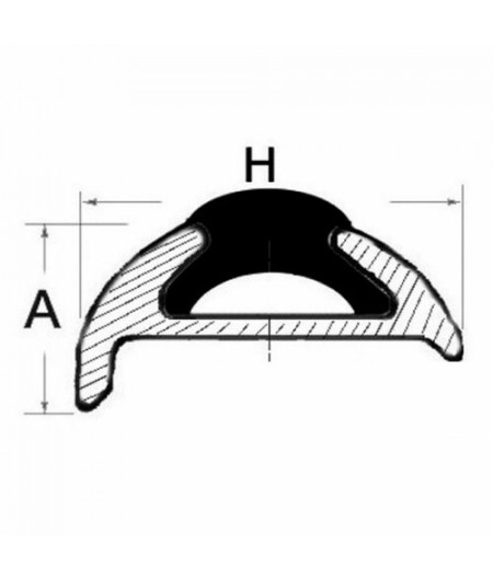 Jonc PVC blanc - Bobine de 24 M