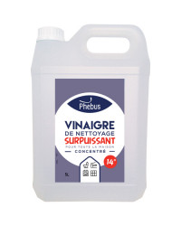 Vinaigre de nettoyage surpuissant à 14° - 5 litres