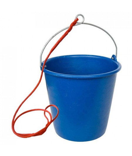 Seau avec anse à oeil - 10 litres - avec bout 1.5 M
