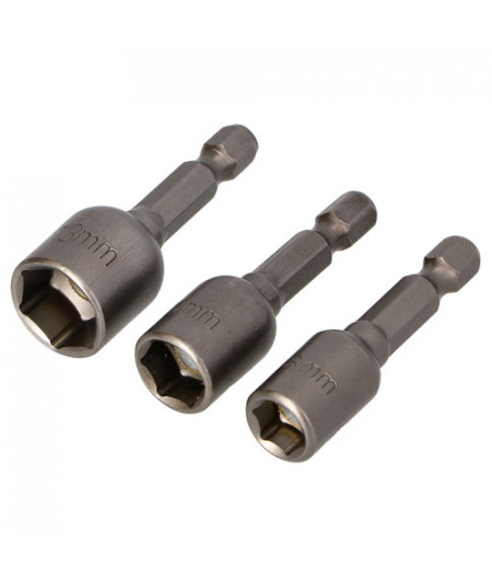 Jeu d'embouts magnetiques - 3 pièces - En blister