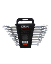 Jeu de clés plate - 8 pièces - En blister