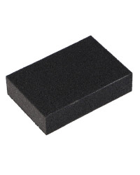 Eponge abrasive 4 faces rectangulaire - grain 180 - En blister