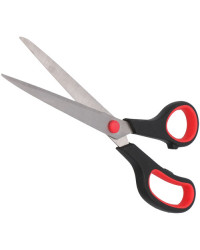 Ciseaux bi-matière lame inox - En blister