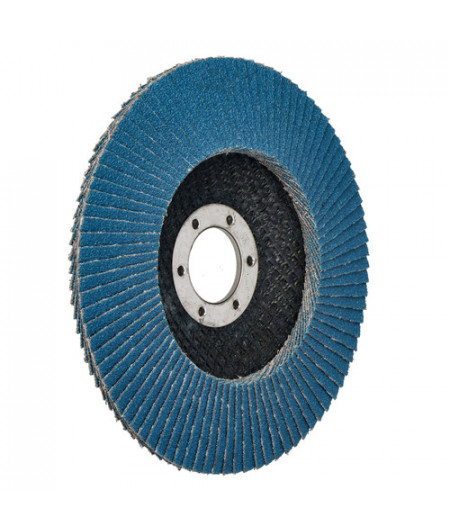 Disque à lamelle spécial inox - 125 mm - grain 80 - En blister