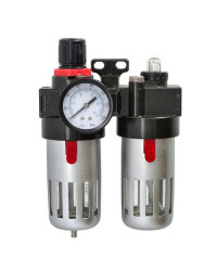 Filtre pour pneumatique avec réducteur et lubrificateur - 1/4'' - 90ml