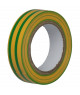 Ruban isolant 15 mm x 10 m - vert / jaune