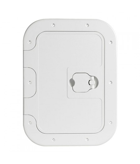 Porte d'équipet Luran - ouverture 160° 280 x 380 mm blanc