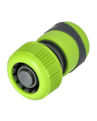 Raccord automatique Soft Touch avec stop - 19 mm - 3/4'' - En blister