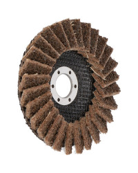 Disque à lamelles intissées - 125 mm - rugueux