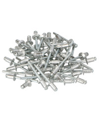 Rivets aluminium - 4x10 mm - Blister de 50