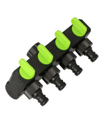 Sélecteur d'arrosage 4 voies - En blister