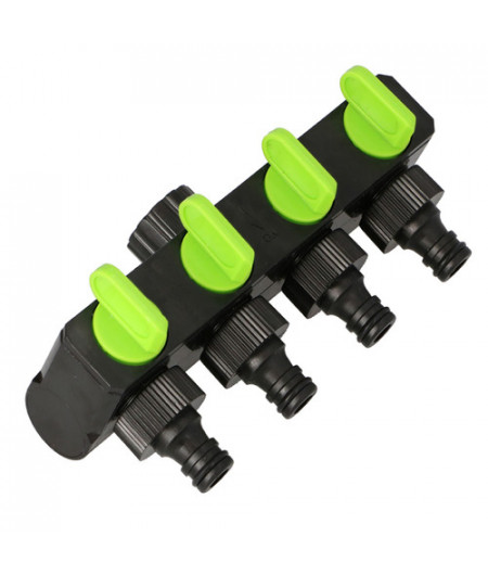 Sélecteur d'arrosage 4 voies - En blister