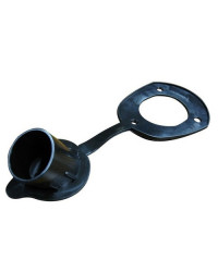 Bouchon de rechange pour porte-canne ABS à encastrer - blanc