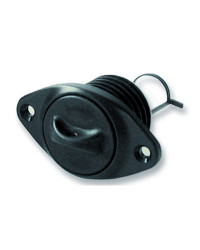 Nable de vidange nylon - 2 vis - noir