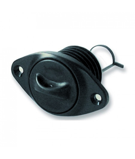 Nable de vidange nylon - 2 vis - noir