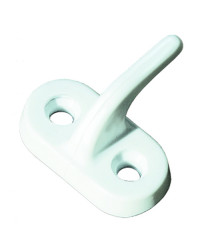 Crochet pour filoir en nylon - blanc