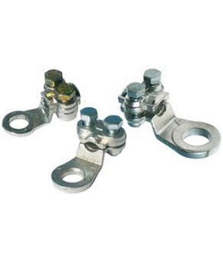 Cosses pour câble de batterie - 16 mm² - trou de 8 mm - acier galvanisé