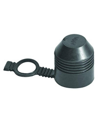 Cache-boule d'attelage - caoutchouc avec retenue - Ø 50 mm