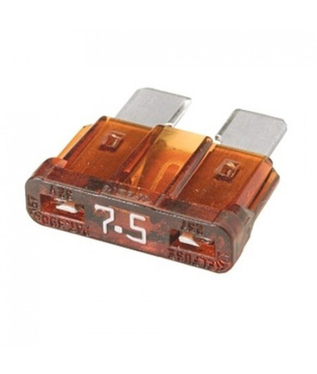 Fusible enfichable - 7.5 A - marron