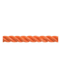 Corde torsadée en polypropylène - Ø 14 mm - rupture 2500 kg - orange